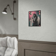 Load image into Gallery viewer, Rolled Poster — Gothic Bird Art Print with 'You Are Worthy Exactly As You Are'