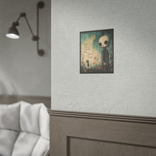 Load image into Gallery viewer, Poster — Moody Goth Art Print with Quote: “People can’t meet you halfway when they’re nowhere to be found”