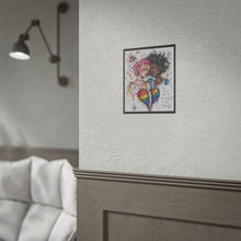 Load image into Gallery viewer, "Perfect To Be Proud" Pride Art | Sketch Style Interracial Queer Couple Poster