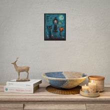 Load image into Gallery viewer, Rolled Poster — Whimsical Gothic Halloween Art "Make Your Own Magic"
