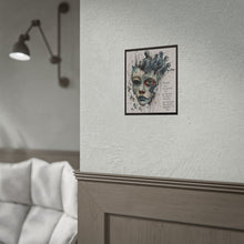 Load image into Gallery viewer, Rolled Poster — Surreal Mask Art with Quote “People Will Disappoint You”