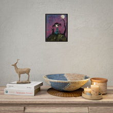 Load image into Gallery viewer, Rolled Poster — "Find Beauty in the Unlikely Places" Gothic Cute Art Print