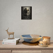 Load image into Gallery viewer, Gothic Angel & Grim Reaper Poster - "Even Death Can't Stop True Love" Rolled Art Print