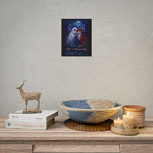 Load image into Gallery viewer, Rolled Poster — "Love Is Otherworldly" Ghost & Fox Fantasy Art Print