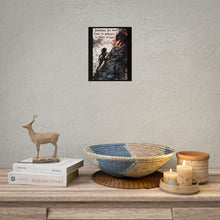 Load image into Gallery viewer, Rolled Poster - "Face the Darkness to Reach the Light" Motivational Fantasy Art Print