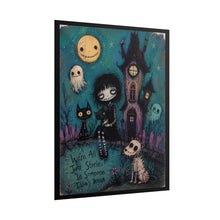 Load image into Gallery viewer, Gothic Cute Rolled Poster – “We’re All Just Stories In Someone Else’s Dream” Art Print