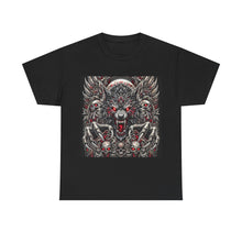 Load image into Gallery viewer, Werewolf Flames Skulls Wolf T-Shirt - Size S - 5XL