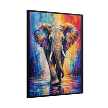 Load image into Gallery viewer, Vibrant African Elephant Poster - Colorful Safari Animal Wall Decor