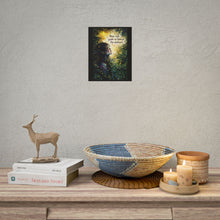Load image into Gallery viewer, Rolled Poster — "Hope Will Guide Us Through the Darkness" Inspirational Art Print
