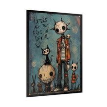 Load image into Gallery viewer, Haters Are Fans in Denial Rolled Poster — Gothic Whimsical Punk Fantasy Wall Art