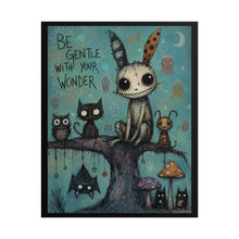 Load image into Gallery viewer, Be Gentle With Your Wonder Rolled Poster — Whimsical Cute Monster Art Print