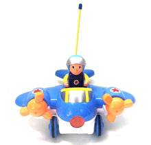 Load image into Gallery viewer, Cartoon RC Airplane For Kids (Blue)