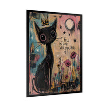 Load image into Gallery viewer, I Fell in Love With Your Chaos Cat Poster - Rolled Art Print