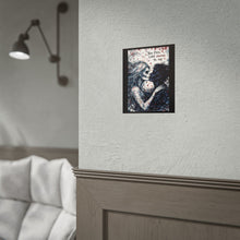 Load image into Gallery viewer, Rolled Poster — Gothic 'You Feel Like Home To Me' Skull Couple Art Print