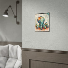 Load image into Gallery viewer, Whimsical Stitched Octopus Poster - Cute Patchwork Sea Creature Wall Decor