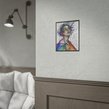 Load image into Gallery viewer, "Be You To Be Free" Pride Wall Art | Upward Facing Portrait Sketch Poster