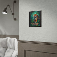 Load image into Gallery viewer, Motivational Tiger Poster — "You Are Stronger Than You Think" Rolled Art Print