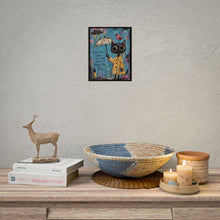 Load image into Gallery viewer, Rolled Poster — Inspirational Cat Art Print "Even the Storm Can't Stop What's Meant for You"