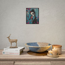 Load image into Gallery viewer, Rolled Poster - Gothic Love Art Print with 'Love Is The Only Thing That Makes The Darkness Feel Like Home'