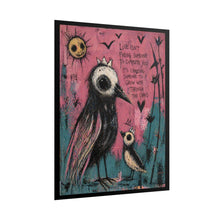 Load image into Gallery viewer, Bird Illustration Poster – “Love Isn’t Finding Someone to Complete You” Rolled Art Print