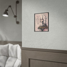 Load image into Gallery viewer, "You Are More Than Enough" Self-Love Wall Art | Spooky Horned Creature Print
