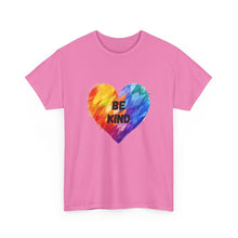 Load image into Gallery viewer, Be Kind Rainbow Heart T-Shirt - ALL Sizes - S - 5XL