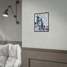 Load image into Gallery viewer, Rolled Poster — Inspirational Blue Owl Artwork: "You Are Stronger Than You Think" Motivational Wall Art