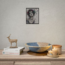 Load image into Gallery viewer, Rolled Poster — Third Eye Woman Art Print with Quote: “My Love Is Not Divided It Multiplies”