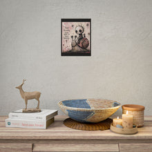 Load image into Gallery viewer, Keep Growing, Even When It Feels Strange – Whimsical Snail Wall Art