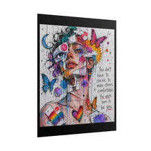 Load image into Gallery viewer, "Born To Be You" Pride Wall Art | LGBTQ+ Empowerment Print
