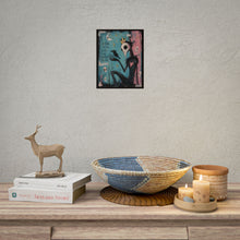Load image into Gallery viewer, Be Kind to You You’re Doing the Best You Can Rolled Poster — Gothic Inspirational Crow Fantasy Wall Art