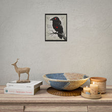 Load image into Gallery viewer, Gothic Crow Poster — "Love Is a Beautiful Monster" Rolled Art Print