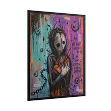 Load image into Gallery viewer, Rolled Poster — Gothic Healing Art Print with Quote: "I Am Not What Happened to Me"