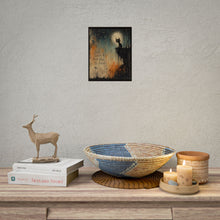 Load image into Gallery viewer, Rolled Poster — "Keep Looking Up Even When It's Darkest" Gothic Cat Art Print