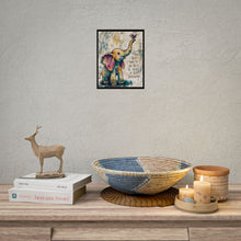 Load image into Gallery viewer, Elephant Inspirational Art Poster — "You Don't Have to Be Big to Make a Big Difference"