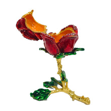 Load image into Gallery viewer, JF2034-JF Red Rose Jewelry Case  (MINIMUM OF 2)