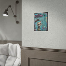 Load image into Gallery viewer, "Stay Wild Moon Child The World Needs Your Light" Goth Girl Wall Art | Fantasy Tree Print