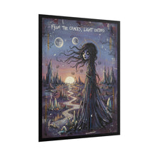 Load image into Gallery viewer, Rolled Poster — "From the Cracks, Light Enters" Gothic Fantasy Art Print