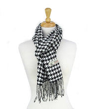 Load image into Gallery viewer, Houndstooth Cashmere Feel Scarf 12-pack