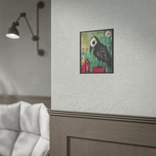 Load image into Gallery viewer, Gothic Crow Art Poster – "Beauty Doesn't Ask for Permission to Exist" Rolled Wall Art