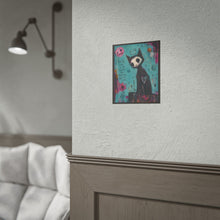 Load image into Gallery viewer, Beauty Lives in the Places They Told You Not to Look Rolled Poster — Gothic Whimsical Cat Fantasy Wall Art