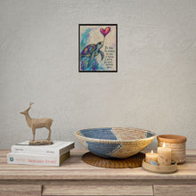 Load image into Gallery viewer, Rolled Poster — Inspirational Sea Turtle Art Print: “Be Kind” Quote Wall Decor