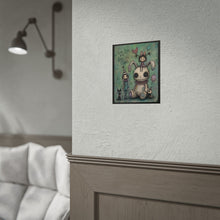 Load image into Gallery viewer, Get Lost in Beautiful Chaos Rolled Poster — Gothic Whimsical Bunny Fantasy Wall Art