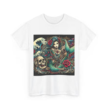 Load image into Gallery viewer, Sexy Mermaid Skulls Y2K Look T-Shirt - Size S - 5XL