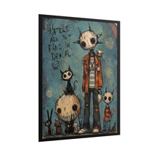 Load image into Gallery viewer, Haters Are Fans in Denial Rolled Poster — Gothic Whimsical Punk Fantasy Wall Art