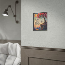 Load image into Gallery viewer, "Take the First Step" Tree Swing Motivational Poster – Mountain Landscape Wall Art Print