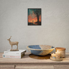 Load image into Gallery viewer, Rolled Poster — Moody Inspirational Art Print: “Life is not about finding yourself. It’s about creating yourself.”
