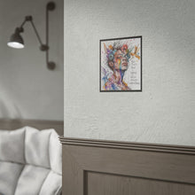 Load image into Gallery viewer, "Don't Shrink To Fit" Pride Art | Sketch Style Floral Rainbow Poster