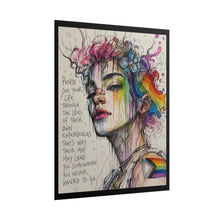 Load image into Gallery viewer, "Their Map Your Life" Pride Art | Fine Line Sketch Bandage Nose Poster