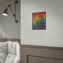 Load image into Gallery viewer, "You Are Valid" Pride Wall Art | Whimsical Cliffside Flag Poster
